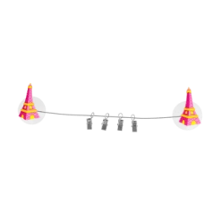 Pylones Cadres Et Albums Photos 4 Clips Ventouse Tour Eiffel Rose -Papiers peints Soldes 4 clips ventouse tour eiffel rose 7