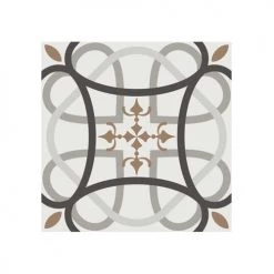 STC Stickers Muraux 6 Stickers à Carreaux De Ciment 15x15cm