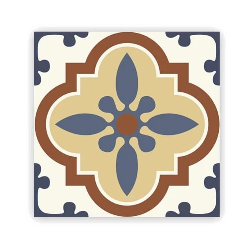 STC Stickers Muraux 6 Stickers à Carreaux De Ciment 15x15cm 3 STC Stickers Muraux 6 Stickers à Carreaux De Ciment 15x15cm