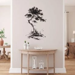 STC Stickers Muraux Autocollant Mural Arbre Aquarelle 50x70 -Papiers peints Soldes autocollant mural arbre aquarelle 50x70 2
