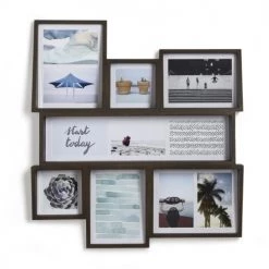Umbra Pêle-mêle Photos Cadre Edge Multi Wall Noyer Pour 11 Photos -Papiers peints Soldes cadre edge multi wall noyer pour 11 photos 3