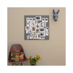 Presse Citron Cadres Et Albums Photos Cadre Photo Design Pêle Mêle Gris 69x69cm -Papiers peints Soldes cadre photo design pele mele gris 69x69cm 2