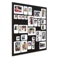 Presse Citron Cadres Et Albums Photos Cadre Photo Design Pêle Mêle Noir 69x69cm