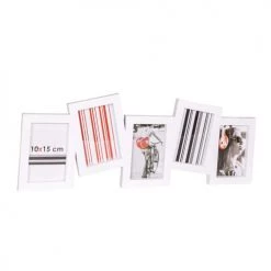 Ceanothe Cadres Et Albums Photos Cadre Photo Multivues Blanc 5 Photos Résine Plastique 10x15 -Papiers peints Soldes cadre photo multivues blanc 5 photos resine plastique 10x15 2