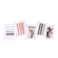 Ceanothe Cadres Et Albums Photos Cadre Photo Multivues Blanc 5 Photos Résine Plastique 10x15 -Papiers peints Soldes cadre photo multivues blanc 5 photos resine plastique 10x15 5