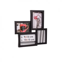 Ceanothe Cadres Et Albums Photos Cadre Photo Multivues Noir 4 Photos Pvc Rigide -Papiers peints Soldes cadre photo multivues noir 4 photos pvc rigide 4