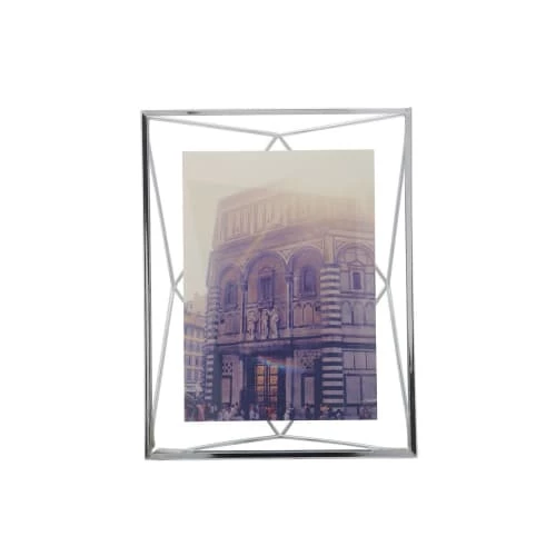 Umbra Pêle-mêle Photos Cadre Photo Prisma L Métal Chromé 4 Umbra Pêle-mêle Photos Cadre Photo Prisma L Métal Chromé – Image 2