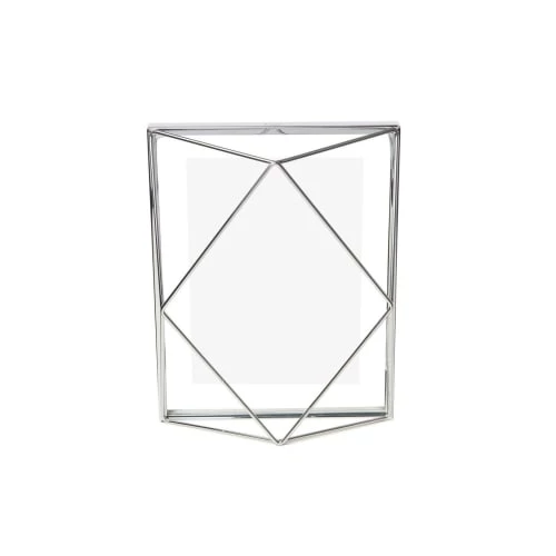 Umbra Pêle-mêle Photos Cadre Photo Prisma L Métal Chromé 6 Umbra Pêle-mêle Photos Cadre Photo Prisma L Métal Chromé – Image 4