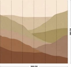 Art For The Home Papiers Peints Fresque Panoramique Paysage De Dunes Marron 280x300cm -Papiers peints Soldes fresque panoramique paysage de dunes marron 280x300cm 3