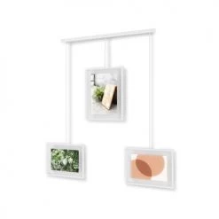 Umbra Cadres Et Albums Photos Jeu De 3 Cadres 10x15 Et 13x18 Suspendus Métal Blanc -Papiers peints Soldes jeu de 3 cadres 10x15 et 13x18 suspendus metal blanc 2