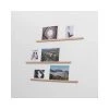 PA Design Cadres Et Albums Photos Lot De 3 Porte-photos Baguettes 38cm Bois Naturel