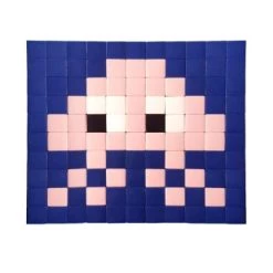 Fenel & Arno Stickers Muraux Mosaïque Invaders En Verre Prune -Papiers peints Soldes mosaique invaders en verre rose 15