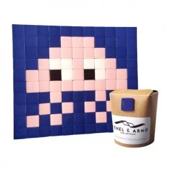 Fenel & Arno Stickers Muraux Mosaïque Invaders En Verre Rose -Papiers peints Soldes mosaique invaders en verre rose 5