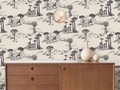 Le Grand Cirque Papiers Peints Papier Peint Adhésif Portes Du Désert Anthracite 80cmx2m50