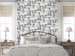 Le Grand Cirque Papiers Peints Papier Peint Adhésif Portes Du Désert Bleu 80cmx2m50 -Papiers peints Soldes papier peint adhesif portes du desert bleu 80cmx2m50 4