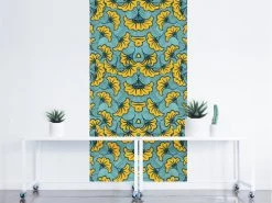 Le Grand Cirque Papiers Peints Papier Peint Adhésif Wax Curry 80cmx2m50