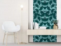 Le Grand Cirque Papiers Peints Papier Peint Adhésif Wax Eucalyptus 80cmx2m50