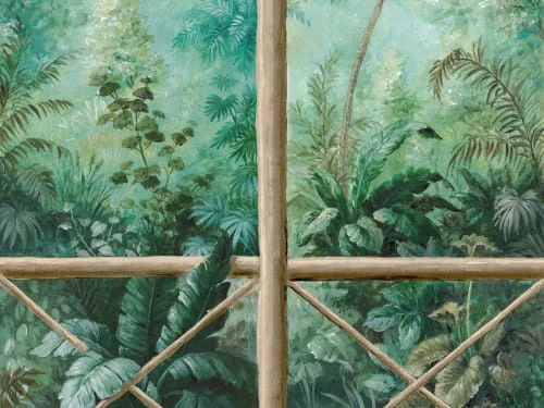 Hexoa Papiers Peints Papier Peint Balcon Sur Jungle 53x840cm 5 Hexoa Papiers Peints Papier Peint Balcon Sur Jungle 53x840cm – Image 3