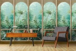 Hexoa Papiers Peints Papier Peint Balcon Sur Jungle 53x840cm