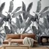 Hexoa Papiers Peints Papier Peint Bananier En Monochrome 53x840cm -Papiers peints Soldes papier peint bananier en monochrome 53x840cm