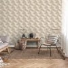 Hexoa Papiers Peints Papier Peint Cubique 3D Beige 53x1000cm -Papiers peints Soldes papier peint cubique 3d beige 53x1000cm