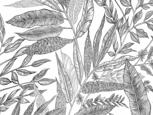 Hexoa Papiers Peints Papier Peint Decor Jungle 53x840cm 4 Hexoa Papiers Peints Papier Peint Decor Jungle 53x840cm – Image 2