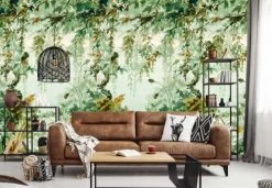 Hexoa Papiers Peints Papier Peint Effet Aquarelle Jungle 53x840cm