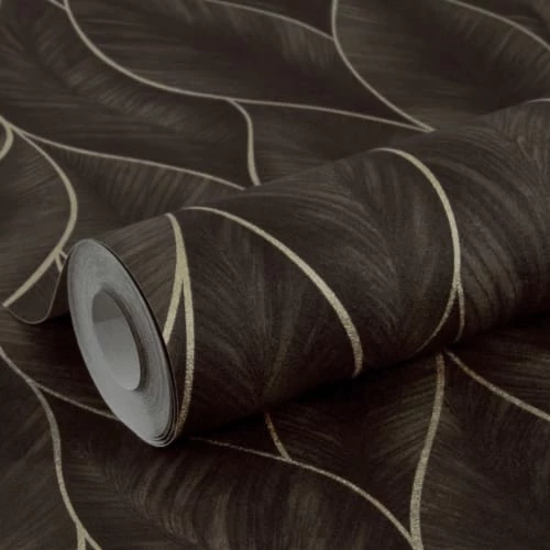 Superfresco Easy Papiers Peints Papier Peint Feuillage Subtil Métallisé 1005x52cm 5 Superfresco Easy Papiers Peints Papier Peint Feuillage Subtil Métallisé 1005x52cm – Image 3