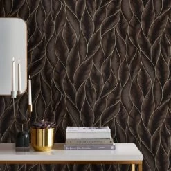 Superfresco Easy Papiers Peints Papier Peint Feuillage Subtil Métallisé 1005x52cm