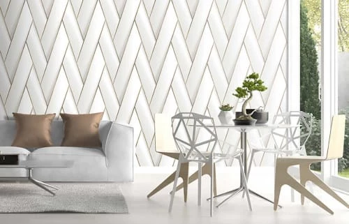 Hexoa Papiers Peints Papier Peint Géométrique Art Doré 53x1000cm 3 Hexoa Papiers Peints Papier Peint Géométrique Art Doré 53x1000cm