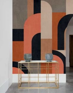 Hexoa Papiers Peints Papier Peint Graphique Block Color 53x840cm