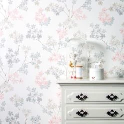 Superfresco Easy Papiers Peints Papier Peint Intissé Bailey Rose 1005x52cm