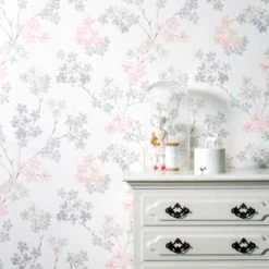 Superfresco Easy Papiers Peints Papier Peint Intissé Bailey Rose 1005x52cm -Papiers peints Soldes papier peint intisse bailey rose 1005x52cm 3