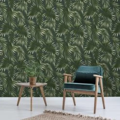 Superfresco Easy Papiers Peints Papier Peint Intissé élégance Feuillage Vert 1005x52cm -Papiers peints Soldes papier peint intisse elegance feuillage vert 1005x52cm 2