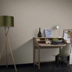 Superfresco Easy Papiers Peints Papier Peint Intissé Hexagone Geo Grainé Taupe 1005x52cm