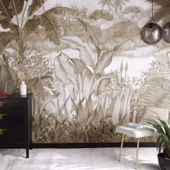 Maisons Du Monde Papiers Peints Papier Peint Intissé Imprimé Tropical Multicolore 350x300