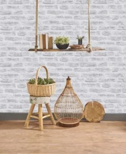 Superfresco Easy Papiers Peints Papier Peint Intissé Industriel Briques Loft Blanc 1005x52cm