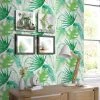 Superfresco Easy Papiers Peints Papier Peint Intissé Jungle Fever Grainé Blanc Vert 1005x52cm -Papiers peints Soldes papier peint intisse jungle fever graine blanc vert 1005x52cm