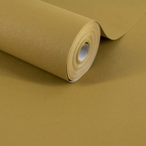 Superfresco Easy Papiers Peints Papier Peint Intissé Velvet Uni Ocre 1005x52cm 6 Superfresco Easy Papiers Peints Papier Peint Intissé Velvet Uni Ocre 1005x52cm – Image 4