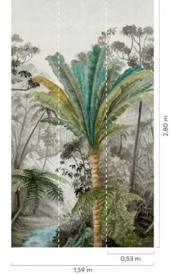 Papiers peints Soldes -Papiers peints Soldes papier peint l ile au palmier 53x840cm 1