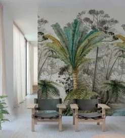 Hexoa Papiers Peints Papier Peint L'île Au Palmier 53x840cm