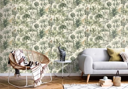 Hexoa Papiers Peints Papier Peint La Jungle Et Ses Animaux 106x1000cm 3 Hexoa Papiers Peints Papier Peint La Jungle Et Ses Animaux 106x1000cm