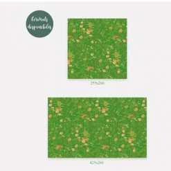 Yeda Design Papiers Peints Papier Peint Motifs Fleurs Rose Vert 425x260cm -Papiers peints Soldes papier peint motifs fleurs rose vert 425x260cm 2