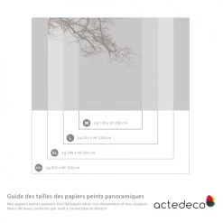 Acte Deco Papiers Peints Papier Peint Panoramique Abstract Branch - 250x255 -Papiers peints Soldes papier peint panoramique abstract branch 250x255 2