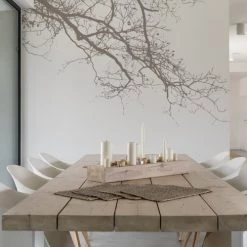 Acte Deco Papiers Peints Papier Peint Panoramique Abstract Branch - 250x255 -Papiers peints Soldes papier peint panoramique abstract branch 250x255 5