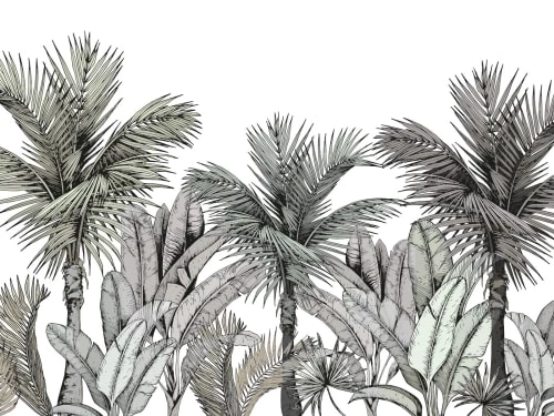 Le Grand Cirque Papiers Peints Papier Peint Panoramique Adhésif Esquisse Végétale 3m50x2m50 4 Le Grand Cirque Papiers Peints Papier Peint Panoramique Adhésif Esquisse Végétale 3m50x2m50 – Image 2