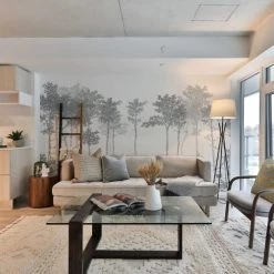 Acte Deco Papiers Peints Papier Peint Panoramique Balade Dans Les Bois - 250x255