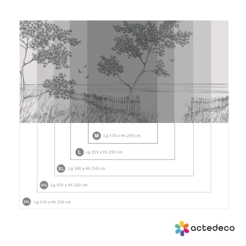 Acte Deco Papiers Peints Papier Peint Panoramique Balade En Bord De Mer - 250x510 7 Acte Deco Papiers Peints Papier Peint Panoramique Balade En Bord De Mer - 250x510 – Image 5