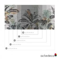 Acte Deco Papiers Peints Papier Peint Panoramique Dans La Jungle - 250x510 -Papiers peints Soldes papier peint panoramique dans la jungle 250x510 5