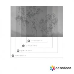 Acte Deco Papiers Peints Papier Peint Panoramique Douceur Végétale - 250x425 -Papiers peints Soldes papier peint panoramique douceur vegetale 250x425 11